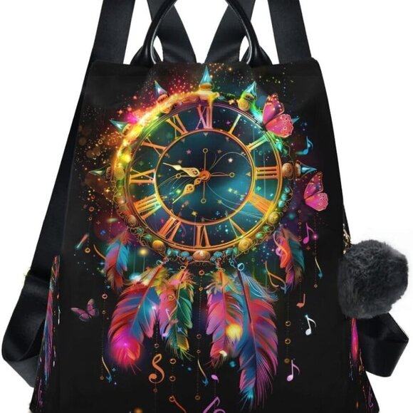 Women Backpack Purse Waterproof Polyester Anti-theft Casual Shoulder Bag main image 5